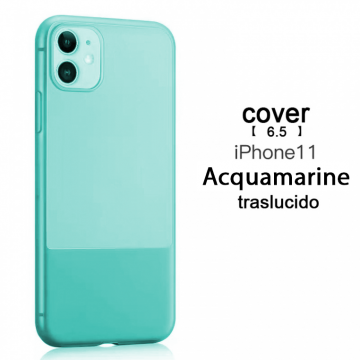 cover ita custodia in silicone traslucido per iphone 11 pro max 6.5"